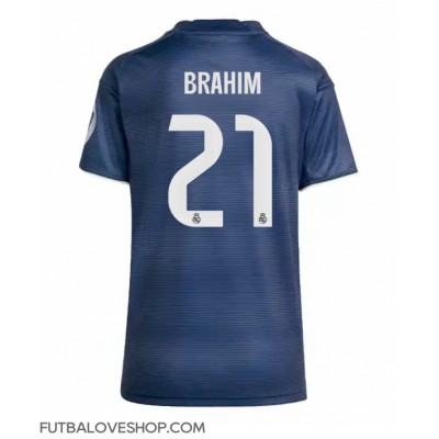 Dres Real Madrid Brahim Diaz #21 Preč pre Ženy 2025-26 Krátky Rukáv Dres Real Madrid Brahim Diaz #21 Preč pre Ženy 2025-26 Krátky Rukáv